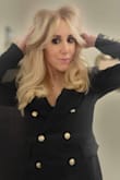 I love to wear anything nautical and this jacket is one of my favorites! I love it so much! The quality is BEYOND. It's heavy because it's lined. And that's where the QUALITY begins. It has these great buttons. The attention to detail is incredible. This jacket looks amazing on and you can go from work to a night out and still look fly! Don't mind the photo. It was taken for/by my hairdresser and I'm showing off my new color and cut. - Lisa M.