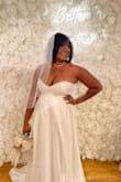 This dress was so pretty and I used it for my wedding! I ended up changing the back to a corset because it fit everywhere but my back area but everyone loved it and couldn't believe I got it online! - Kerene L.