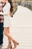 This dress was perfect for fall or winter pictures! My only complaint was that it was a little short for my height. So if you want it to fit longer, size up. Overall, super cute. - Anna W.