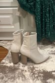 I bought these booties for Thanksgiving and they were better than I imagined! They are beautiful, simple, and chic! I did go up half a size after reading reviews and they fit just right. The quality is fantastic and I know I will get years of use out of these! - Allison R.