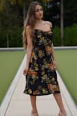 I absolutely love this dress! I wore it to my godson's baptism. Then, I brought it with me traveling and wore it to my friend's open mic poetry event. It is the perfect dress for dressier occasions without looking "too much". It is simple, elegant, classy, feminine - and is super comfortable and easy to hand wash and air dry. While my photographer was taking photos of me in my most recent Lulu's dress purchases, he said "I would love to buy my wife that dress, and all these dresses really - where did you get them?". Of course, I directed him here! I love this effortlessly beautiful, feminine style that Lulu's makes easy to achieve with their abundant selections of women's clothing! - Michelle L.