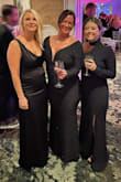 The dress was absolutely beautiful on and so comfy! I did have to have alterations done(length cut off on the bottom), but only because I'm so short. I wore the dress to a formal black tie event. - Lauren T.