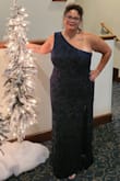 This is the first time I ordered from Lulus. I was a little skeptical since I am plus size and I really don't like ordering clothes online... I prefer to try things on. A friend of mine recommended Lulu's for a holiday party dress. I went ahead and ordered this navy blue dress and not only did I receive it in 2 days, but the fit was perfect. Very stretchy (I actually could have gone down a size) but the quality is amazing and the dress was not heavy at all. I received so many compliments at my holiday party. I will definitely order from Lulus again! - Julie R.