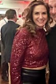 I loved the shirt but it caught on everything. I had to keep ripping strings off. The shirt was beautiful and comfy, but the sequins catching can get a bit annoying. It does run small. I weigh 125 pounds and got a large which is about an inch longer than the medium. - Dawn P.