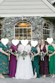 I wore this as a bridesmaid dress. I really love the dress and it fits well, but the neckline is really revealing if you're larger in the chest. I needed fabric tape so I didn't have a malfunction... - Laura R.