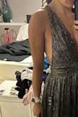This dress is even more beautiful in person. The gold sparkle shows so well in photos. This dress is comfortable and classy! I bought 4 dresses from Lulus and this was the keeper. - Katelyn B.