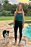 With sticky boobs, this was great! Very flattering with black jeggings and wedges. Lots of compliments! - Brittany H.