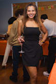 I wore this to my Thanksgiving party & received lots of compliments! It fit like a glove. The stretch was enough for comfort, not too stretchy. It was not too short. I paired it with glitter booties. It was the perfect outfit to kick off the holidays! - Luisa T.
