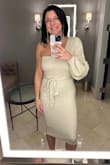 Dress fit amazing. Great length- it literally fits perfectly in all the right places. I wasn't sure [about] being an XS, but I loved it! - Melissa G.