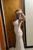 This dress was exactly what I was looking for. The dress is definitely on the longer side; the straps are a little long for my build, but nothing alterations can't fix. - Brooklynn S.