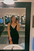 I purchased this dress for a gala and it was perfect! It fit my body exactly how I wanted it to. I have a small waist but full hips and it laid perfectly on my frame. I was very happy with this purchase! Plus the slit in it made it extra sexy! - Jourdan B.