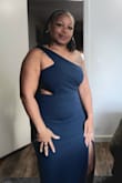 I absolutely love it! Fits like a glove! Nice material. The color is beautiful. Can't wait to wear this gorgeous dress. - Sheryl B.