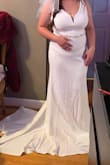 This dress was made for me! Perfect for my civil wedding. No alterations are needed. I really love this dress. - Eula