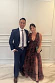 This dress was an absolute showstopper! The quality of the dress is incredible and the fit is so flattering! I usually buy a small (I did for this dress) and I did need someone to adjust/sew the straps to be tighter and hem the bottom because it was a few inches long. I was worried that the dress might be too casual for the formal wedding (because of the print and maybe material) but it was exactly what I was looking for and more. Felt and looked lux - highly recommend! - Melanie R.