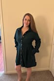 I fell in love with this dress, and then the cherry on top was that I received it and it had POCKETS! The fit is perfect, and very comfortable. Highlights my waist and chest and not my belly. I'm 2 months postpartum and this made me feel beautiful and confident! - Kayla P.