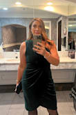 This dress fit absolutely so great. I love the lace detail in the back - Lillian C.