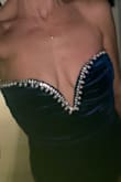 I ordered this in an XS and then a S. They were both soo uncomfortably tight in the chest area. It felt like my tiny chest was being pancaked down & jewels also turned inward a bit and scratched against the skin. I returned both. - Mindy G.