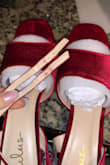 Love the shoes. Super cute. Unfortunately, they appear to have been worn before, and then returned and now given to me. There are toe marks in the shoes and the straps have marks on them and have been pulled tight after someone has worn them. Photos are from immediately after opening the box. Incredibly disappointing. - Krissy K.