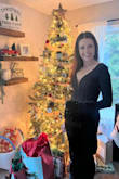 Absolutely beautiful dress. It runs true to size! Perfect for a formal event or holiday party! - Nicole N.