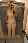 I absolutely loved this jumpsuit. The fabric on the legs was thick and of quality and the top was gorgeous! Unfortunately, being a tall gal means jumpsuits have a 50/50 chance it's long enough to fit my frame. Even with sizing up to a L, and then trying their jumpsuits in an XL as well, the torso isn't long enough and creates a camel toe effect (I typically wear a Lulus medium). Tall girls be warned! But if you're under 5'7", you're probably safe and should get it. :) - Brittany J.