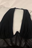 I ordered this dress in a small and will be returning it. The boning of the dress is uncentered. (See the photo of it laying flat and you can tell when it was on that was my best effort to make it look symmetrical in the medium, but the small was even worse). A friend ordered the medium and it was the same issue, but the large that she ordered was symmetrical, so I guess it's hit or miss. I wore her medium, but an hour into the night the boning on the right side ripped through. The medium dress was big, so it wasn't an issue with it being too small, it was just poorly made. If I had another option, I would have gone with a different dress but I was in a time crunch - Maegan Q.
