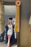 I loved the dress; It fit perfectly, but when I put it on to take my graduation pictures, the strap broke. Now, I don't have the dress for my actual graduation, so I was a little disappointed. - Rebecca J.