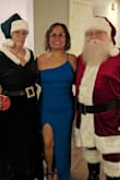 Wore this dress, and I got compliments on it all night! I probably could have ordered a bigger size, but I'm glad I didn't. The material was nice and a little thick, which was perfect. The blue color was just gorgeous!!! Originally, I was going to get it in red because it was for a Christmas party, but I'm super happy with the blue! - Maria M.