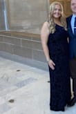 The material is elegant, and I loved the length. Perfect dress to attend a wedding as a guest. The color was beautiful, and I received so many compliments. - Rachel C.