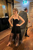 So many compliments on this dress! I was able to wear it to a work Christmas party, as well as out dancing, and was comfortable the whole time. This dress is now a staple in my wardrobe! (Wings in photo not included) - Morgan W.