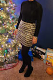 The top is super cute! You just need to not be in the light for pictures because the top is see-through which is disappointing. - Liz K.
