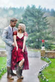 Just gorgeous for our Christmas photo shoot. I paired it with my fishing boots, lol, but it looked much more lovely with the heels I had on first. It's a bit fluffier than the website look, but just gorgeous. - Jessie H.