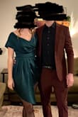 This dress was perfect for my holiday party. I was afraid it would be too short but the added panel in the front makes it so classy. Loved it! - Kelle B.