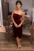 I got so many compliments. The dress was slipping a little bit when I was dancing, but I don't think I could have gotten a smaller size. It was looking so good that I would still give it 5 stars. - Akshita B.