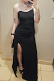 This dress fits so perfectly like it was meant for me and I never want to take it off. The top has some material inside the top to keep it up which is helpful for my smaller chest although the boning kind of digs into the skin next to my armpit which prompts me to have better posture. I feel great in this dress - Rory C.