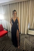 I simply love this dress. It fits perfectly and is very elegant. Good quality too. - Carol S.