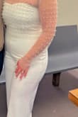 Was looking for a jumpsuit for my civil wedding and this worked out better than I thought. The material is thick and not see through at all. It was super comfy and I got so many compliments. - Janeth M.