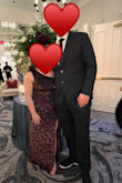 This dress was perfect for a black tie optional wedding I attended in December. I am a short girly so I always worry about the length but, with heels on, this dress length was perfect! The fabric was nice and the color is so unique! Overall, it is a great quality dress. - Brittany B.