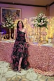 This dress fit perfect; I got a size small, and it fits amazing. I got a lot of compliments. Love this dress! - Raquel H.