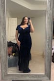 I'm obsessed with this dress! It fits like a glove in all the right places, and it holds the girls beautifully without a bra (I'm a 36I, for reference). I bought 2 dresses for my work Christmas party with the intention of returning one, but I don't think I can make a decision!! - Chandler J.