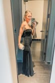 I chose this dress for a formal wedding based on Lulu's description of the fabric being very stretchy. So true! I was 17 weeks pregnant at the time of the event, so I needed the stretch factor. This dress is as COMFORTABLE as it is elegant. - Hailey H.