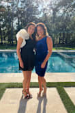 I usually wear a small sometimes xs in dresses. This dress fit great. It's not super tight on me (I could have worn an xs), but I do like the fit for the occasion. The blue is a gorgeous color, and the fit is great. I would recommend - Cammie T.