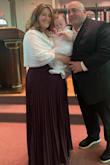 I bought this dress for my daughter's baptism, and oh my goodness this dress was perfect! I was skeptical at first about buying a dress online but once I tried it on, it fit perfectly. The only change I had to make was getting it tailored since it was very long. Even with heels, it was still too long. Other than that, no issues at all, the bust fit nicely but still had some room. It was very flattering. Thanks, Lulus! - Samantha H.