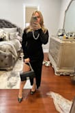 The dress was so nice, classy with a sexy leg slit. I got a small one as I was 20 weeks pregnant when I wore it. Got so many compliments. - Gianna C.