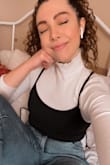 I bought this when I weighed about 190 lbs and was a cup size of 36C. It still fits now! Very thick material and not see-through. I've attached photos of both body types for reference, but I wear it regardless! - Jess S.