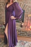 Love the dress. Well made and color is true to picture. Size a little snug around breast area. - Cheryl A.