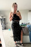 Cocktail Christmas party! Super cute pieces you can wear together or in numerous different fits. - Jamie S.