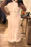 This was the third dress I purchased. It fit true to size but it literally doesn't look like anything. It's just there. No umph. - Carolyn B.