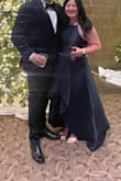 This dress is absolutely beautiful! Received so many compliments and felt great in it! Great material and the fit was perfect! - Maria G.