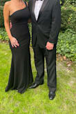 This dress was absolutely flawless. Material was thick and felt very high quality. No need to wear a bra or shape wear. I felt gorgeous and got so many compliments. Classy, no alterations needed, great price. - Morgan S.