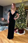 I am so happy that I went with this dress. My partner thought it was a little too plain so I ordered this and another style. As soon as I had this one on, I was in love. It fits perfectly and is comfortable. I haven't worn it to the wedding yet, but I am excited to! Highly recommend for something that is classy and elegant! - Erin K.